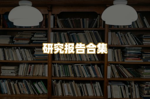 研究报告合集